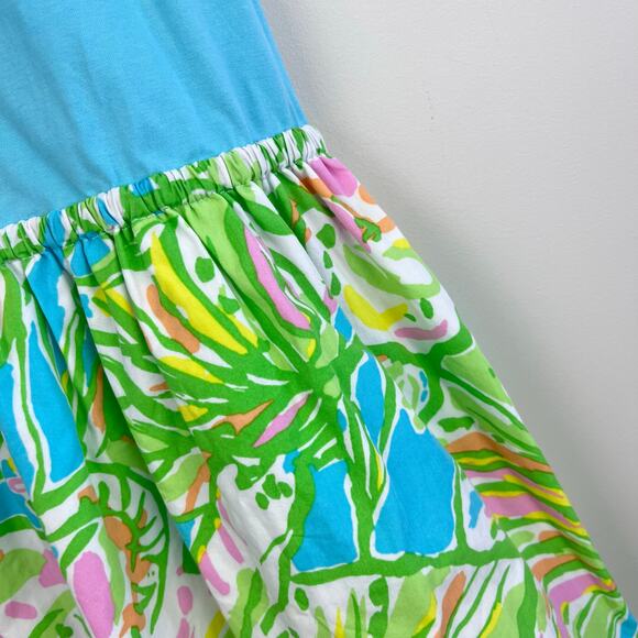 Lilly Pulitzer Girls Little Loranna Dress Multi Elephant Ears 10 - Picture 4 of 6